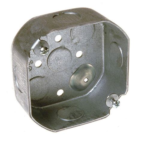 steel box 4 inch octagon|octagon outlet box with receptacle.